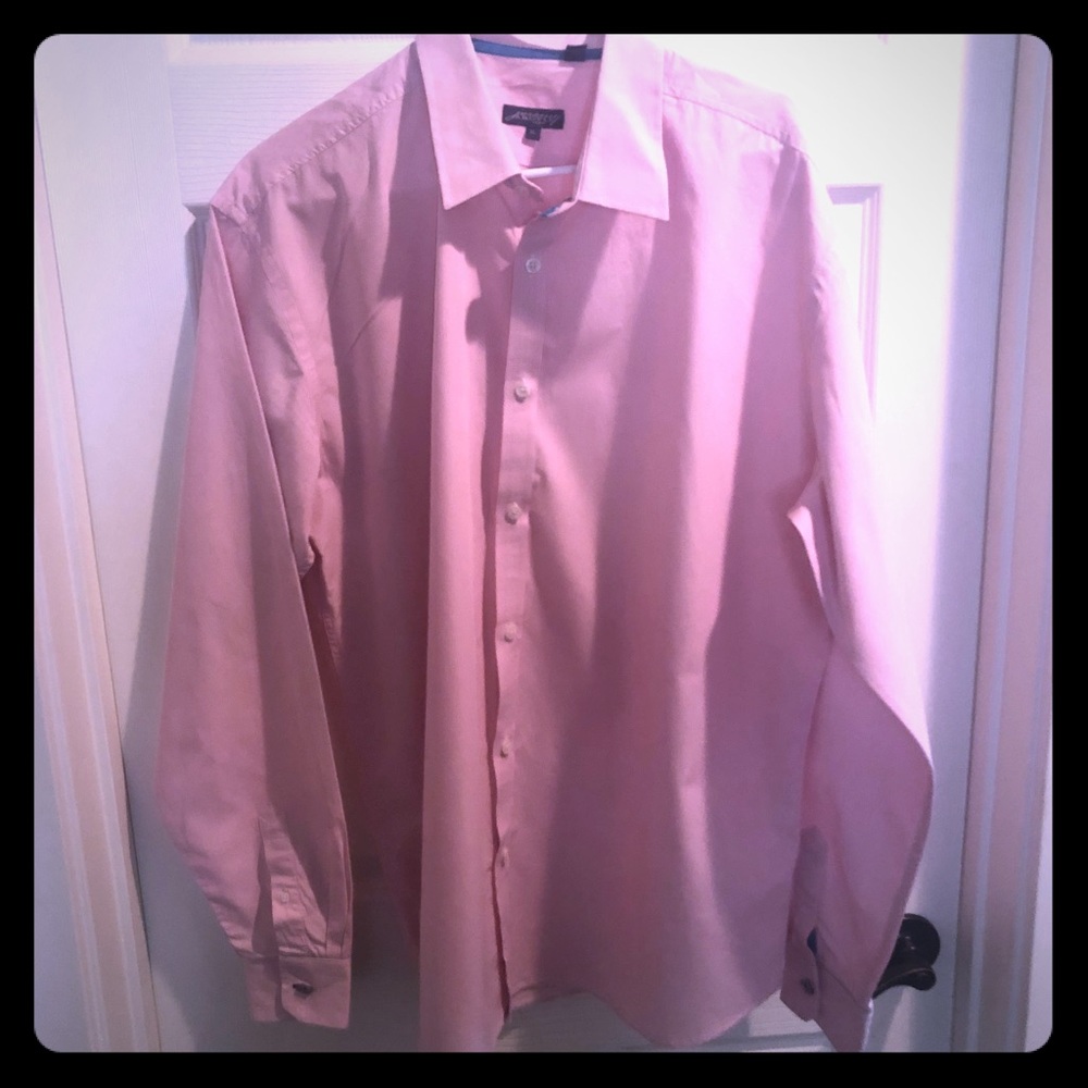 XL Jeremy Argyle Men’s Pink Button Down Shirt